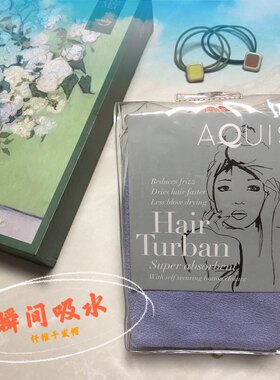 美国外贸超细吸水加厚纤维干发帽