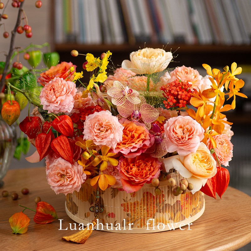 中秋教师节济南鲜花同城速递过节花篮礼盒混搭花束送长辈妈妈领导