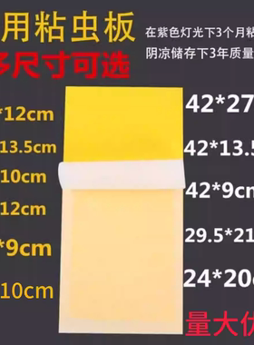 粘捕式灭蝇灯专用粘蝇纸粘虫板灭蝇纸蚊子贴苍蝇纸板灭蚊灯粘飞虫