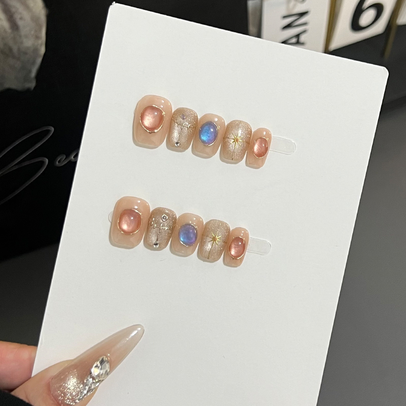 穿戴甲高级感绝美美甲贴显白贴片