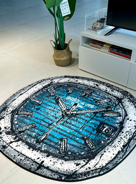 百达翡丽鹦鹉螺表盘地毯适合家用客厅工作室直播间简约现代创意