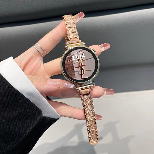适用华为gt4表带满钻watchgt3女