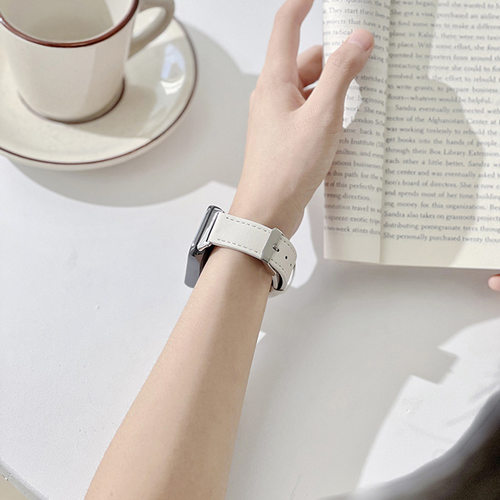 适用小米手环9pro表带针扣皮质智