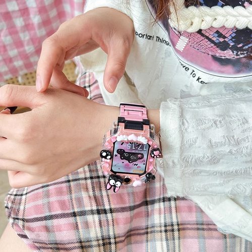 甜酷少女适用小天才电话手表表带