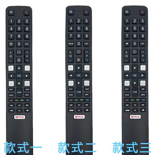 RC802N 适用于TC+L电视遥控器RC802N YAI4 RC802N YUI1 yli2英文