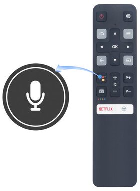 原`装清货 RC802V FUR6 谷歌助手语音遥控器 适用于 T℃L 电视