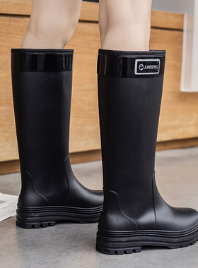高筒雨鞋男女款特大码成人2026新款长筒登山赶海水鞋胶鞋防滑防水