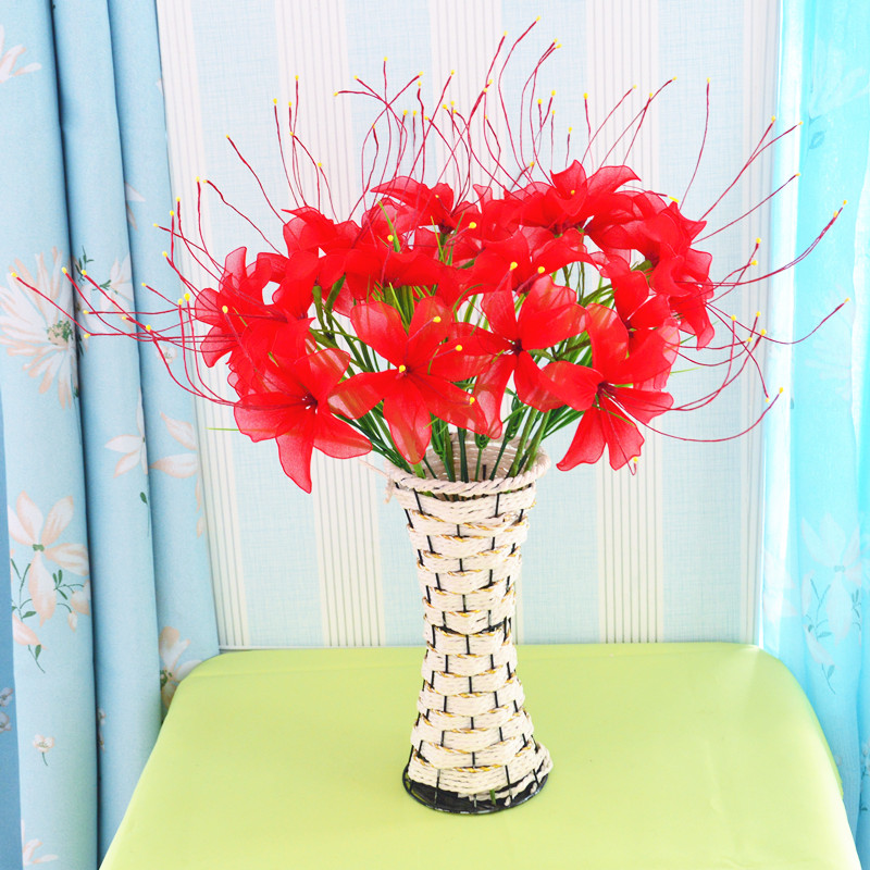 新品热卖 丝网花材料丝袜花新手 曼珠沙华套餐 彼岸花材料包 包邮