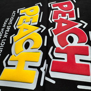 2025新款立体发泡结合白墨烫画工艺衣服热转印图案贴耐水洗印花贴