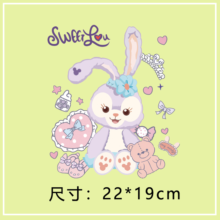 星黛露兔子烫画贴热转印贴印花