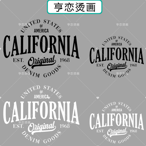 简约镂空时尚英文热转印衣服印花装饰辅料贴高弹胶印白墨烫画贴