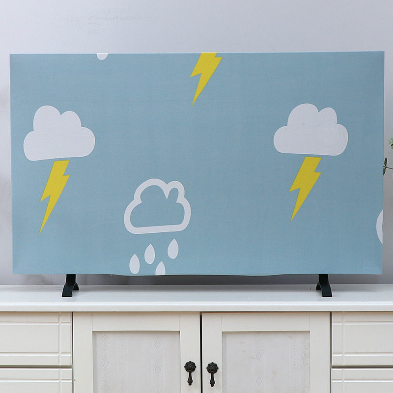 电视机防尘罩50英寸55寸65寸挂式液晶电视盖布简约现代电视套