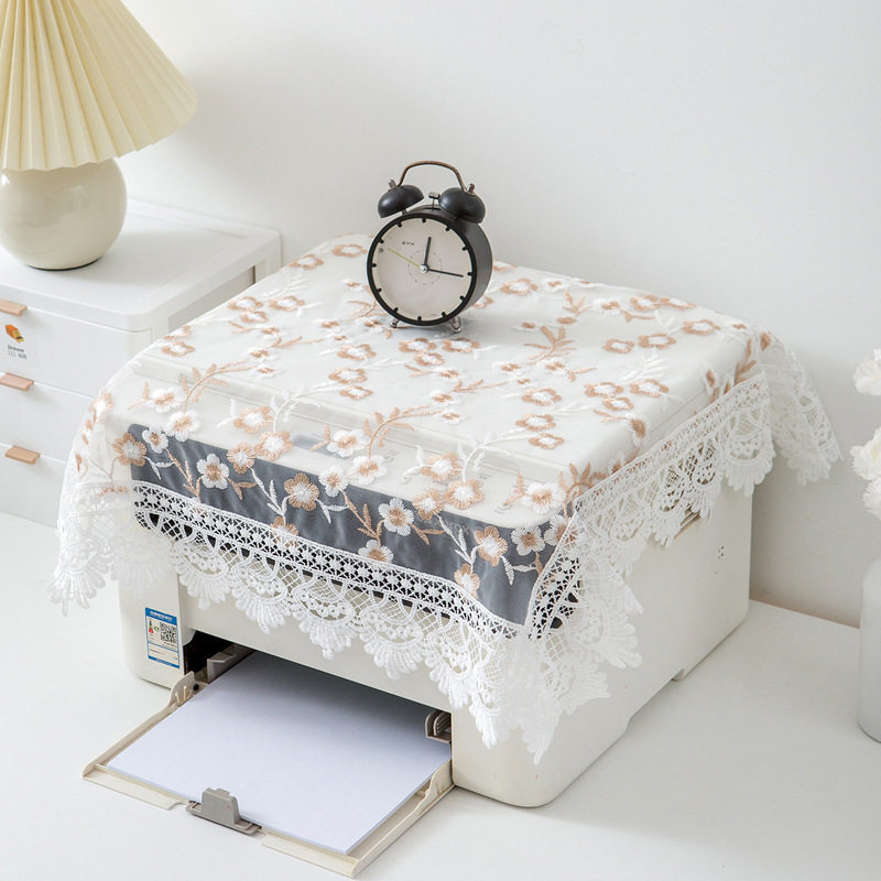 打印机防尘罩爱普生惠普复印机投影仪遮灰盖巾空气炸锅防尘布