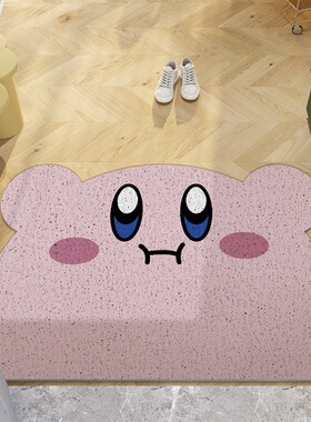 入户门可爱丝圈地垫可剪裁萌宠玄关脚垫大门口家用蹭土防滑垫子