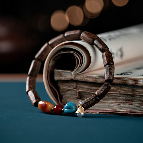 天然越南芽庄野生老料沉香手串