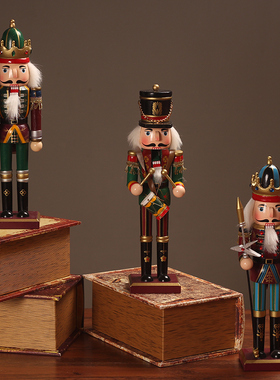 速发创家胡桃夹子士兵人物摆件意居饰装品摆设客厅酒柜艺术品礼物