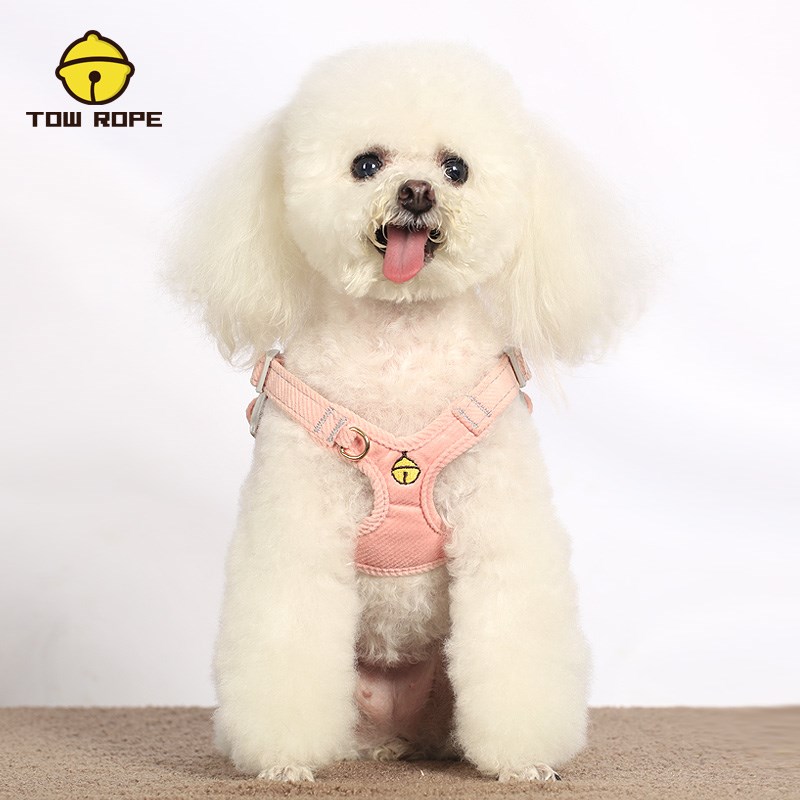 速发背心式小型犬狗绳子背带防挣脱遛狗泰迪幼犬狗链子