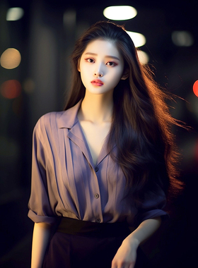 速发高024早秋新洋法式别致漂亮上衣2级感超好看小个子款气紫色