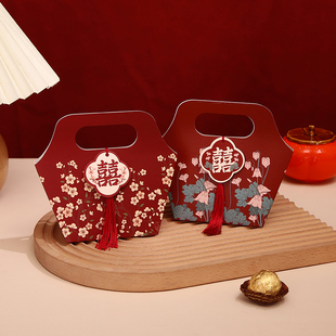 速发盒结婚盒礼24新款2子婚0礼盒袋子伴手礼包装空盒