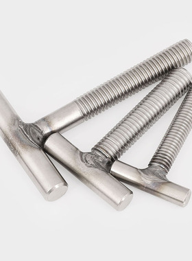 速发M5M6M8M10M12 0钉不钢锈T型螺钉圆柱焊接4字型螺丝焊接螺杆螺