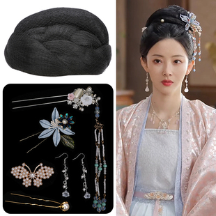 速发古装影视剧卿卿日常假发头饰古髻演出汉服发包风发270发碗