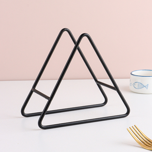 速发硅垫垫铁艺架吐骨碟收纳架隔胶锅垫盘垫碗垫底座架子竹热盒子