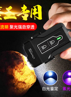 速发定00验筒照玉石珠宝鉴6专用迷你白光紫光灯8钞照明