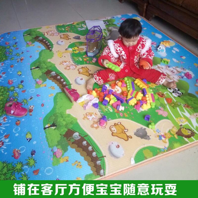 速发2厚宝宝爬行垫婴儿童米爬垫小孩子玩耍15地毯18无味加爬c用