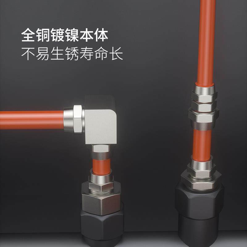 现货气管a快拧快速接头PCF 8-02 6-01 10-03 12-04气动螺纹直通