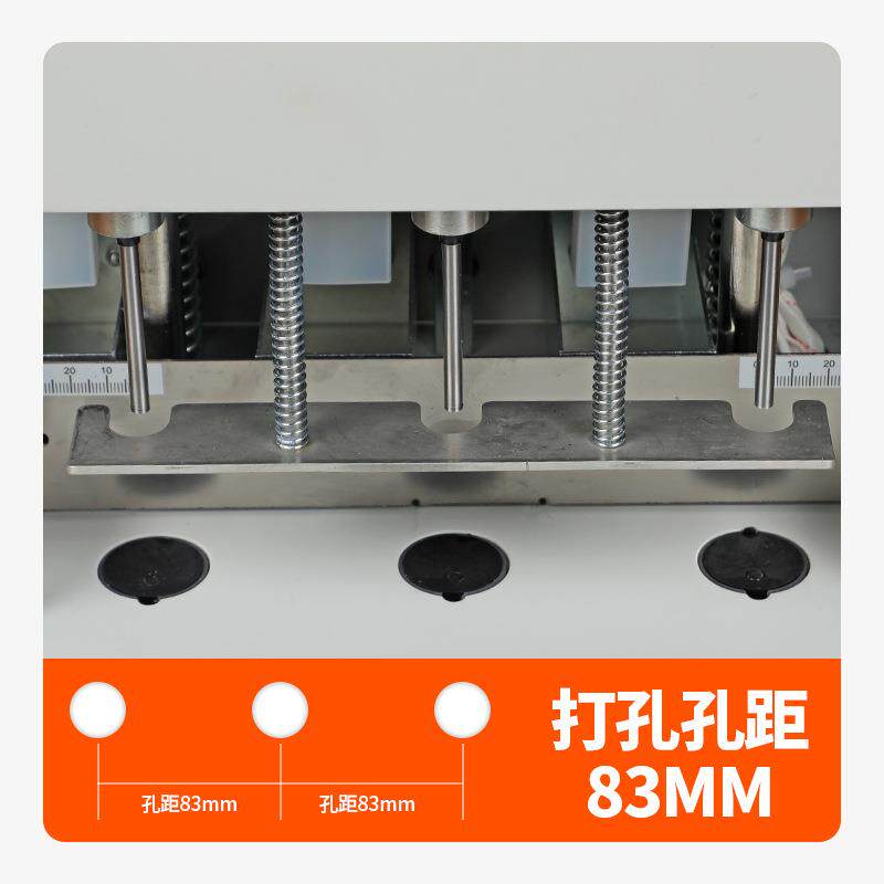 现货BY-DKl12电动三孔打孔机空心钻头麻花钻档案冲孔机活页钻