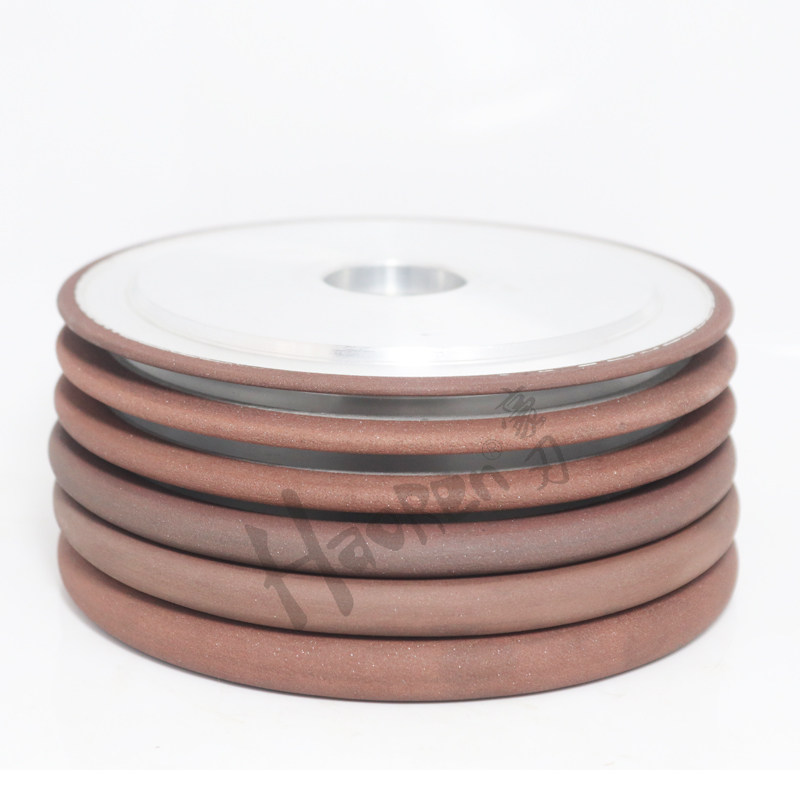 速发R刃弧形金刚石树脂砂轮150mmR4 R R2 边1.5磨圆刀圆豪圆弧磨