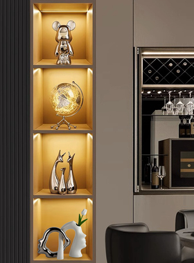 速发轻奢高档红酒架酒柜装饰品摆件家电居视柜简约客厅高档工艺品