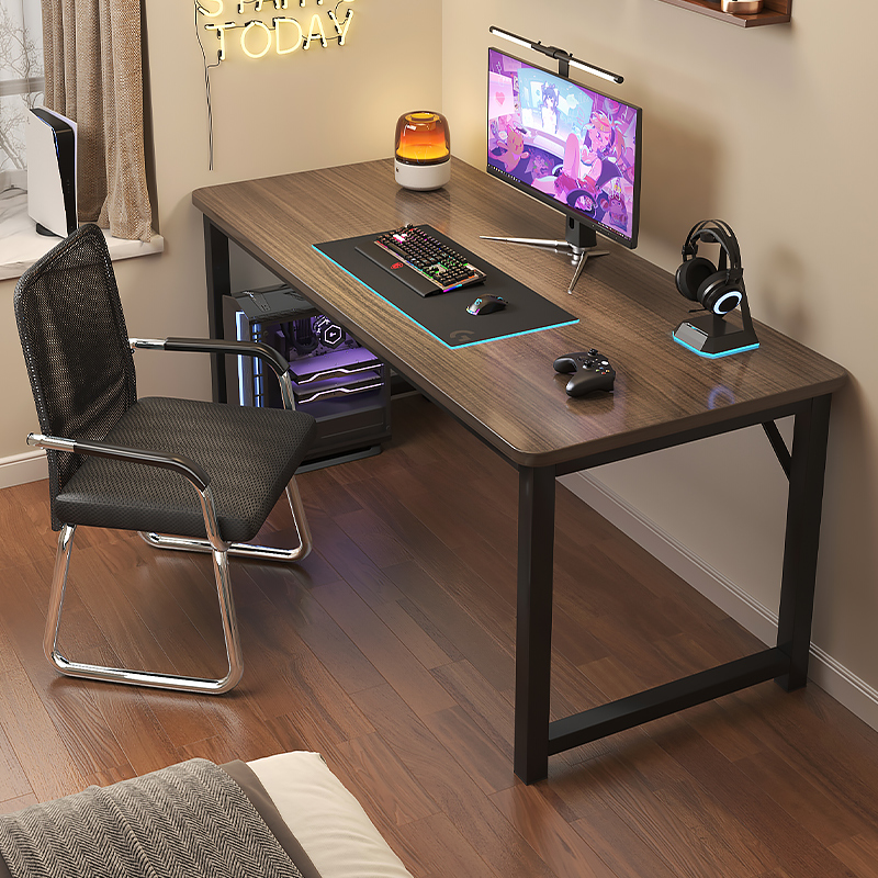 速发台脑桌电式书桌家用简约电竞室卧桌学生学习桌简易长方形办公