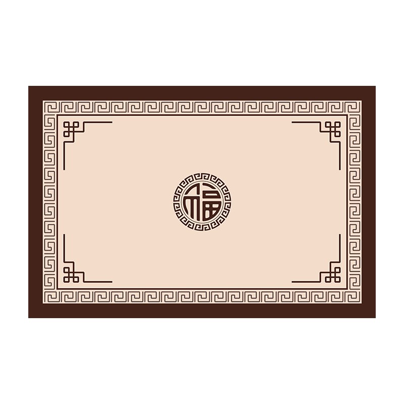 速发新中式高级皮革地垫入户门垫家用门口进门防滑地毯防水除尘脚