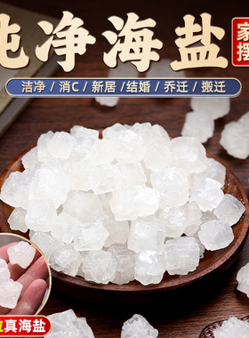 速发粗盐净宅御守盐海盐摆件乔迁新居大小粒盐搬家结婚卫所间厕生