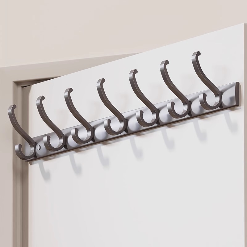 速发浴室墙上挂门架衣后粘贴挂钩壁关衣帽钩免打孔进门玄挂粘钩挂