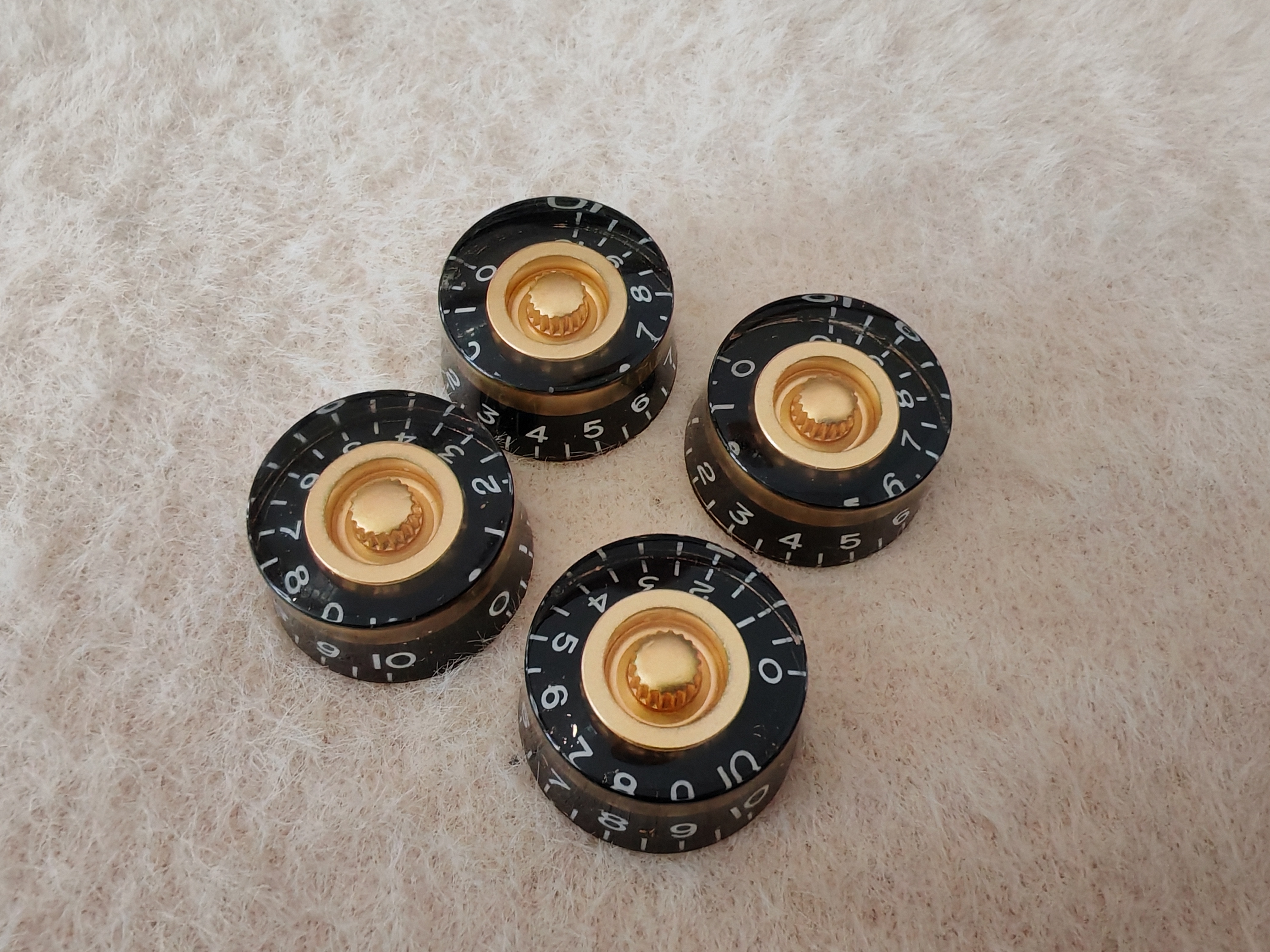 LP电吉他旋钮帽吉他音量旋钮音色旋钮LP电位器帽直身桶状旋钮