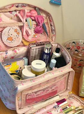化妆包便携外出高颜值mikko联名大容量可爱女生随身化妆品收纳包