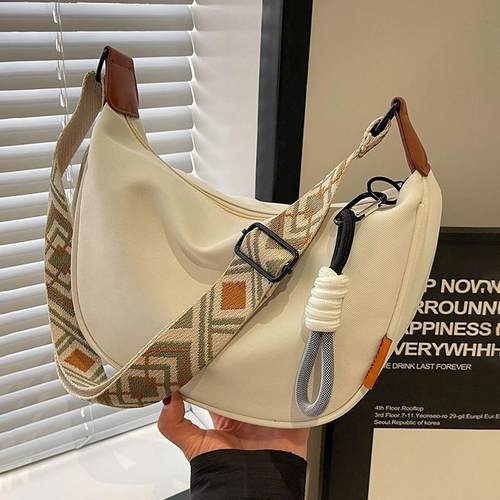 斜挎包包女布包夏季尼龙休闲百搭