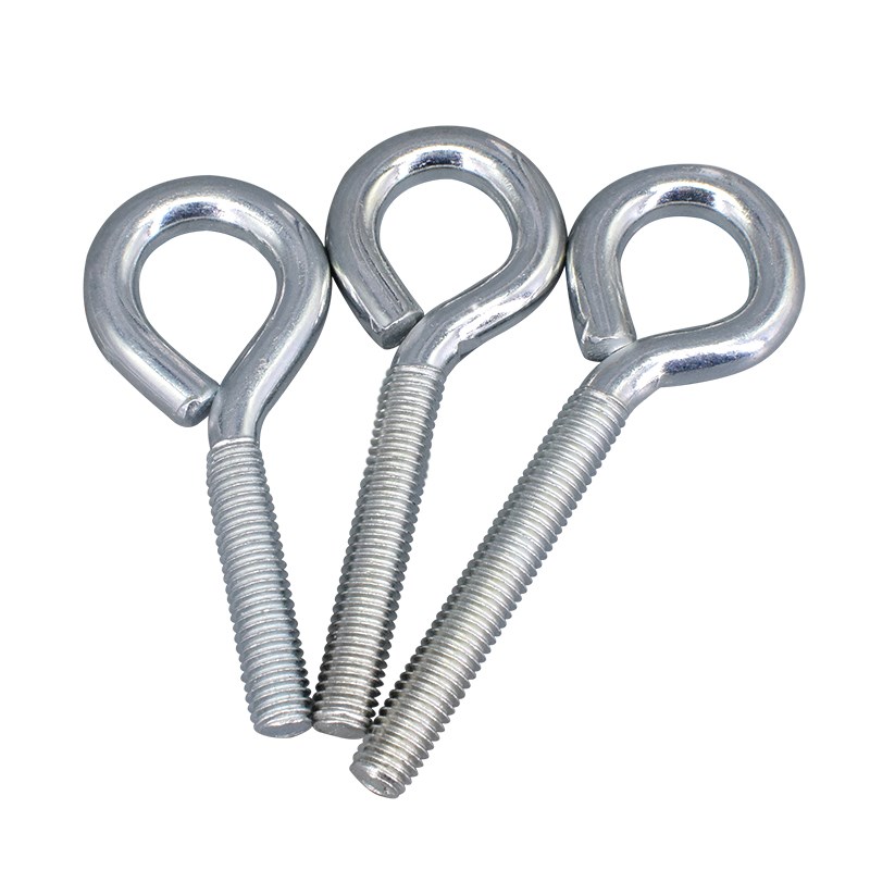 速发M4M挂M6M8M50M12镀锌羊眼机牙螺丝吊环螺丝钉闭口1钩带圈螺栓