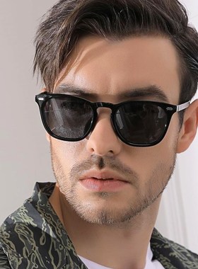 速发墨视男镜开车太防紫外线时尚驾驶偏光镜变色铝镁夜款镜