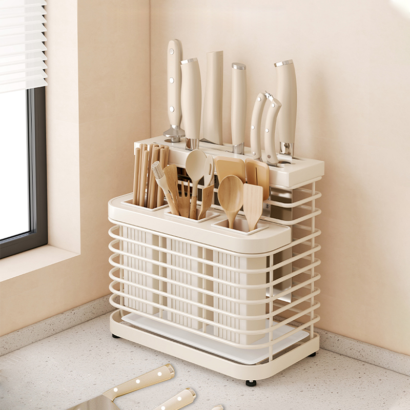 速发不锈钢刀架04厨挂多功能菜刀面具置物架家用沥水台刀壁房收纳