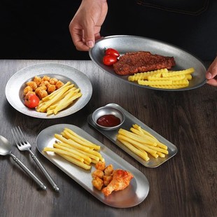 速发04复古酱料碟料规小味碟西餐则碟子工业风酱料蘸不碟多格小料