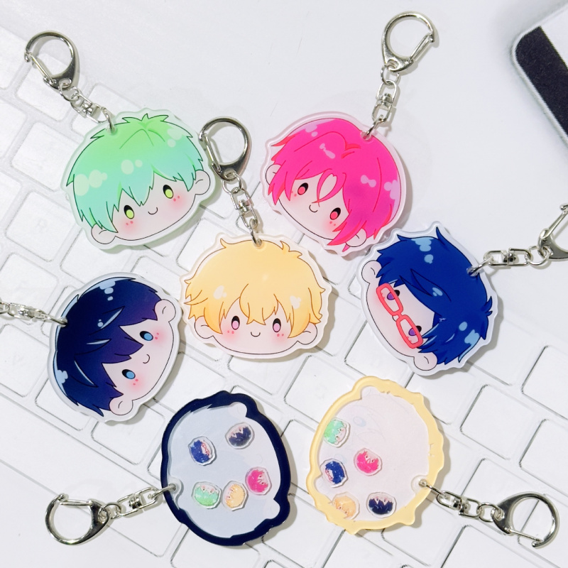 Free男子游泳部钥匙扣