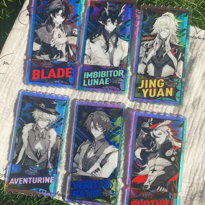 亚克力镭射票根打卡标签