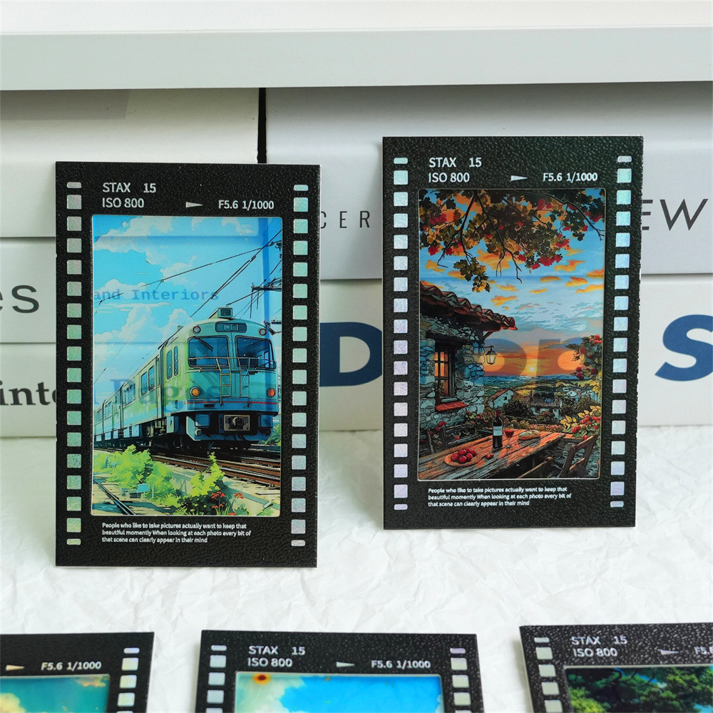 3寸ins风彩色胶片追星相框