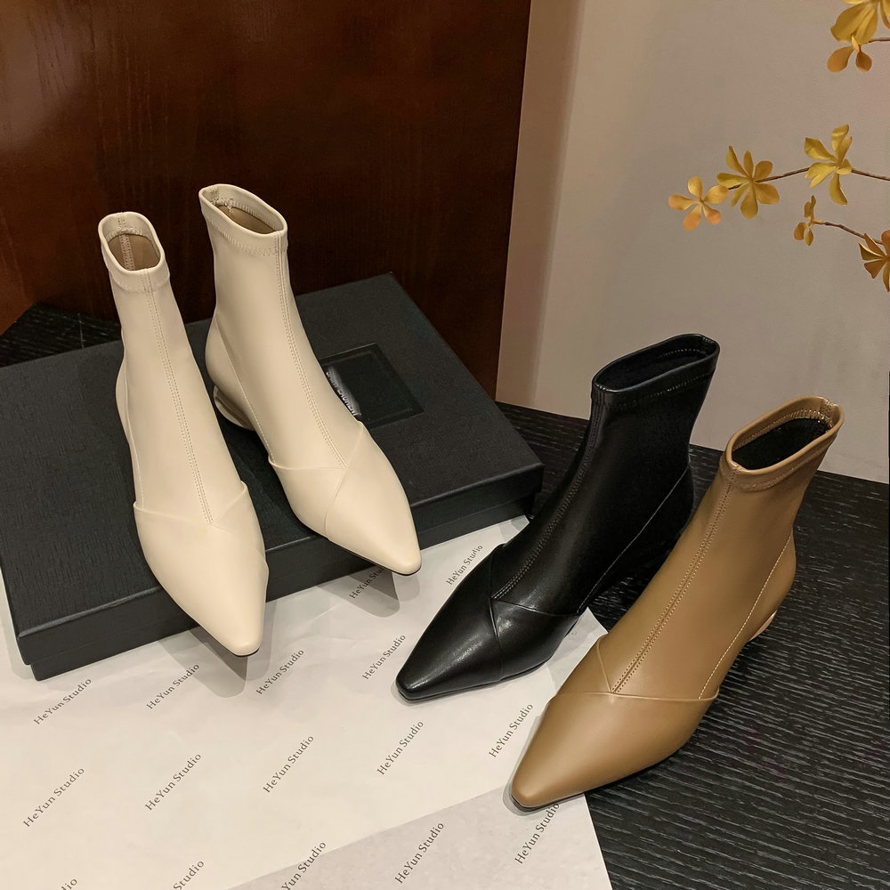 SHERO牧野显瘦短筒弹力瘦瘦靴