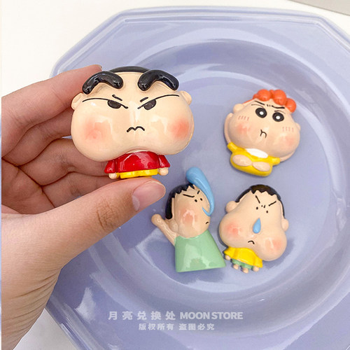 可爱蜡笔小新冰箱贴INS家居装饰