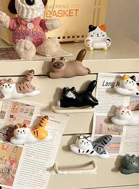 韩国ins猫咪冰箱贴手工磁吸装饰