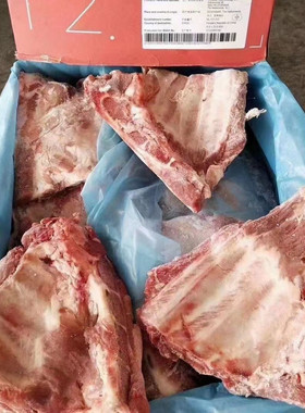 新鲜冷冻猪小排 西班牙121小排 多肉猪小排 猪排骨  一箱20斤商用